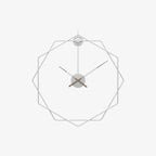 Wall Clock | Hexagonal Metal Double-Frame | 50 & 60 cm