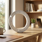 Wall Clock | LED Ring Display, USB-Powered & Dimmable | 30 cm Diameter