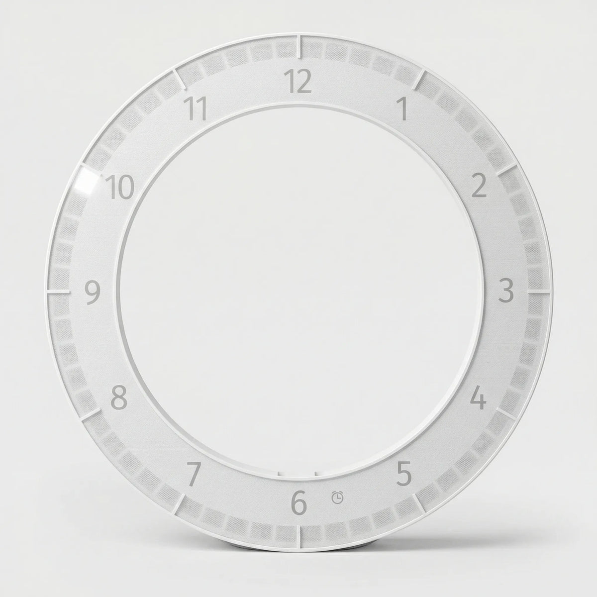 Wall Clock | LED Ring Display, USB-Powered & Dimmable | 30 cm Diameter