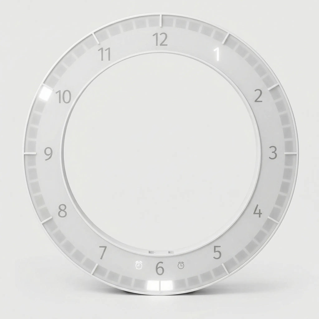 Wall Clock | LED Ring Display, USB-Powered & Dimmable | 30 cm Diameter