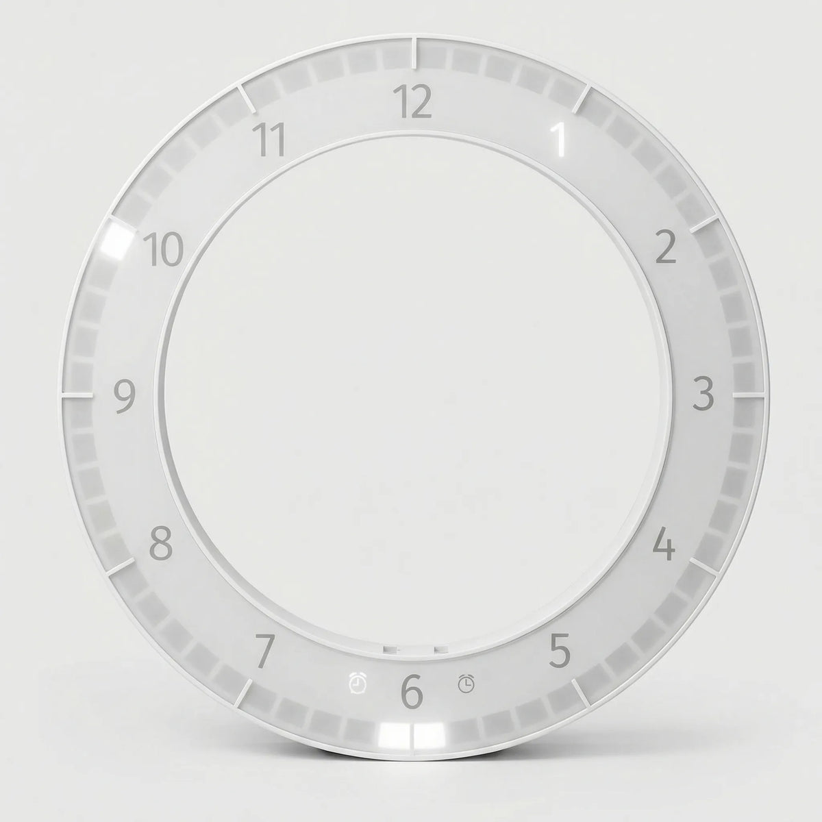 Wall Clock | LED Ring Display, USB-Powered & Dimmable | 30 cm Diameter