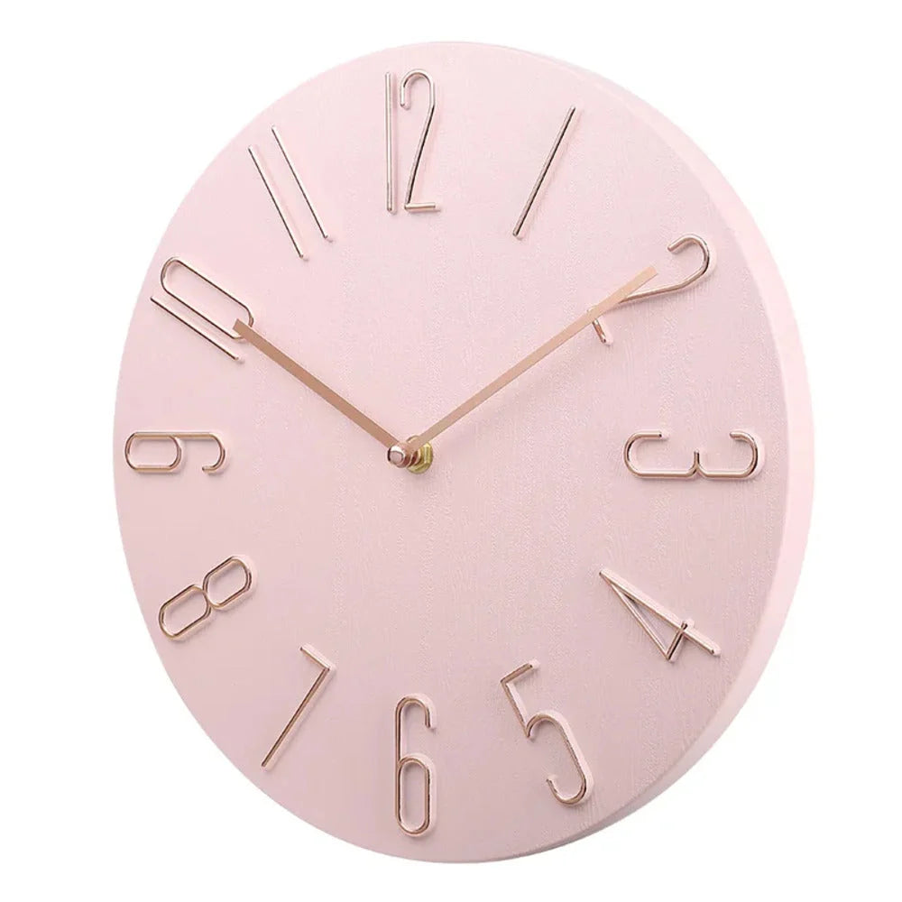 Wall Clock | Modern Minimalist & Ultra-Quiet Movement | 20 cm Diameter