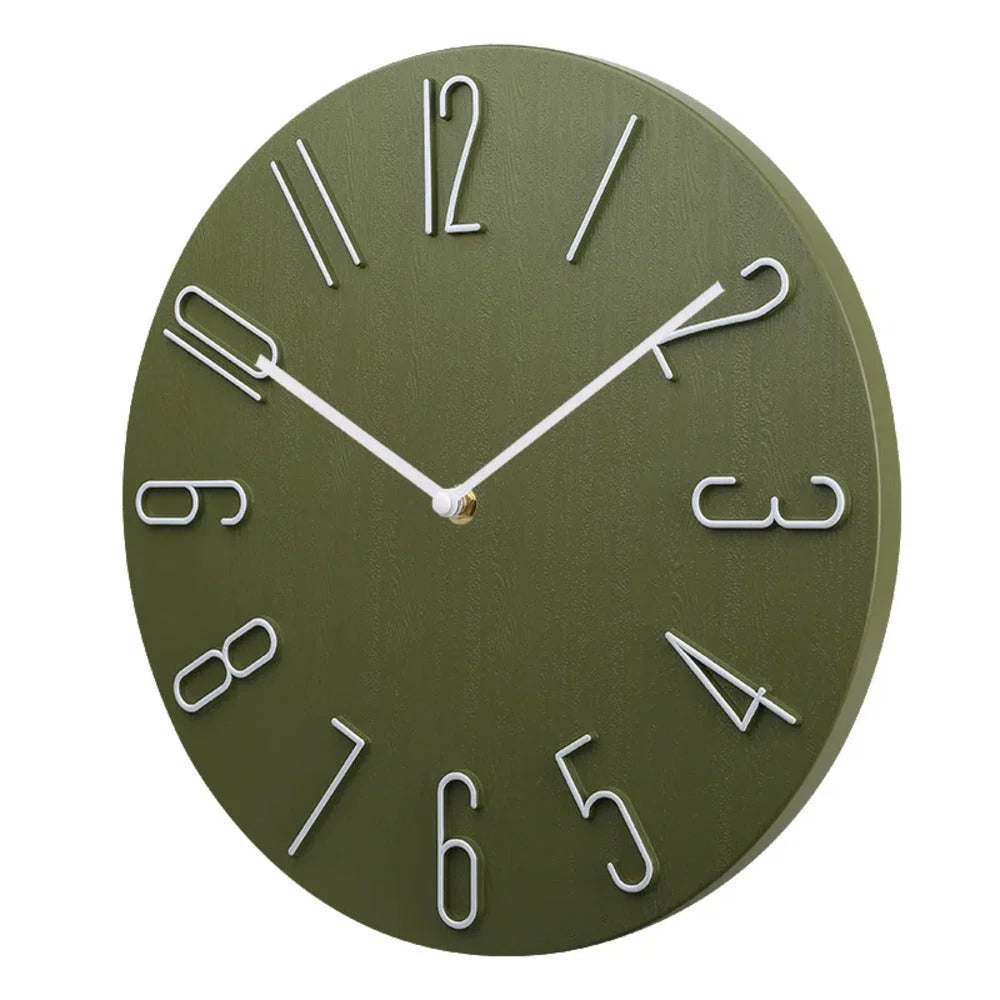 Wall Clock | Modern Minimalist & Ultra-Quiet Movement | 20 cm Diameter