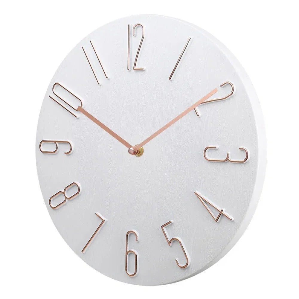 Wall Clock | Modern Minimalist & Ultra-Quiet Movement | 20 cm Diameter