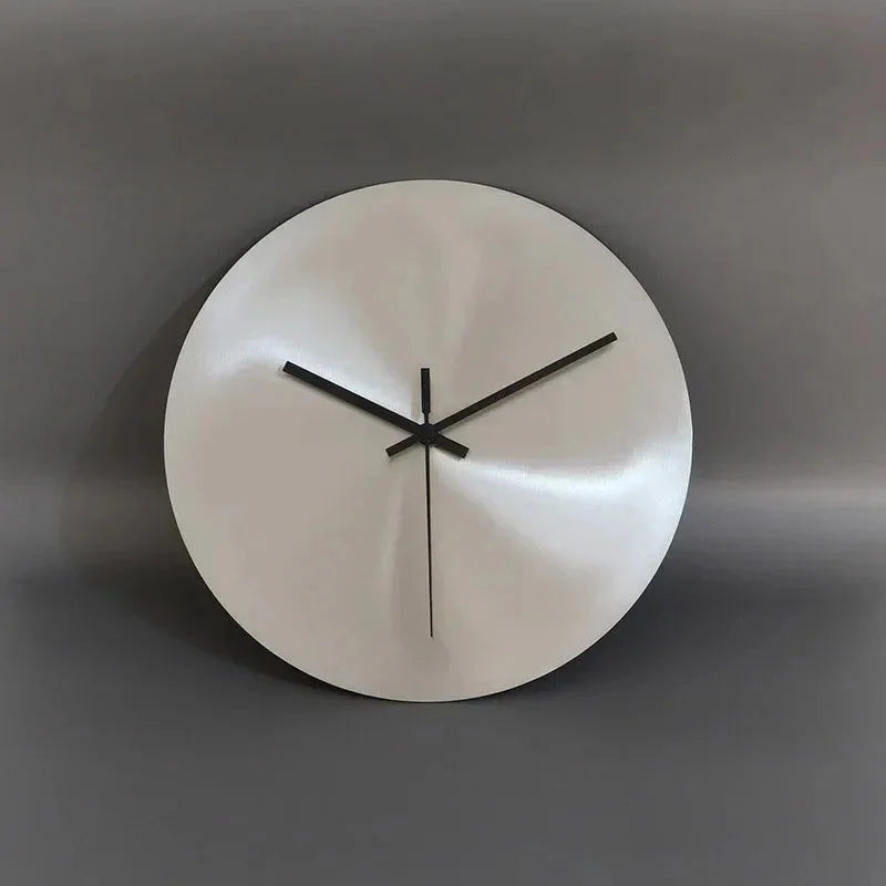 Wall Clock | Olive Green Stainless Steel | Silent Quartz Movement