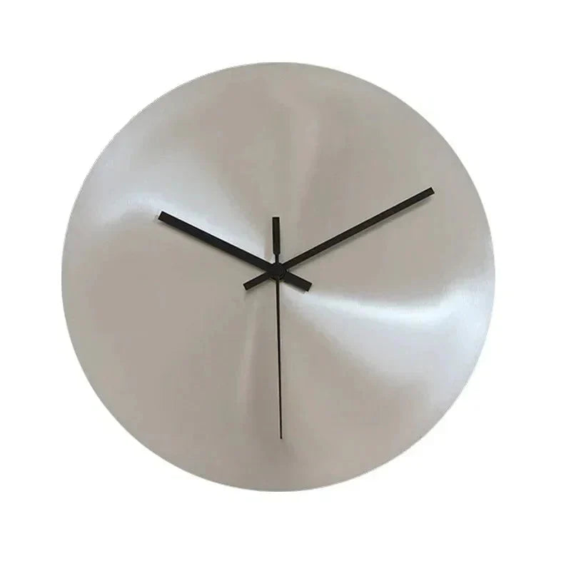 Wall Clock | Olive Green Stainless Steel | Silent Quartz Movement