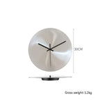 Wall Clock | Olive Green Stainless Steel | Silent Quartz Movement