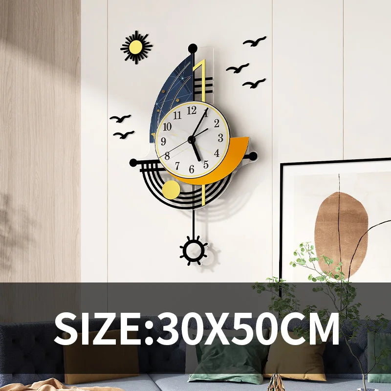 Wall Clock | Sailboat Design & Silent Sweep
