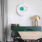 Wall Clock | Scandinavian Minimalist Design | 38 cm Diameter