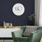 Wall Clock | Scandinavian Minimalist Design | 38 cm Diameter