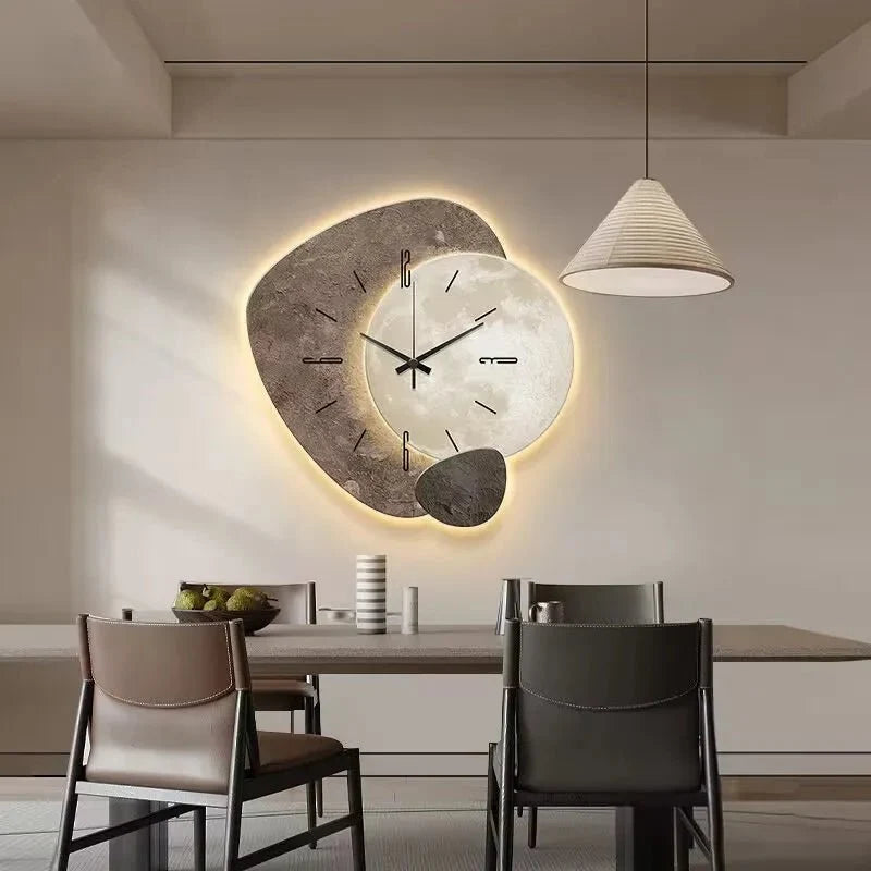 Wall Clock | Scandinavian Minimalist & Silent Movement | 40 x 40 cm