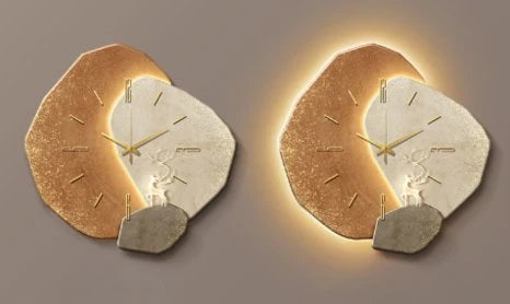 Wall Clock | Scandinavian Minimalist & Silent Movement | 40 x 40 cm