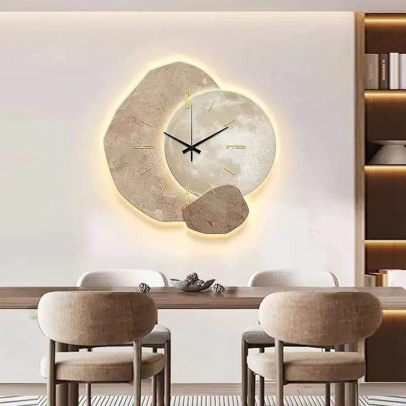 Wall Clock | Scandinavian Minimalist & Silent Movement | 40 x 40 cm