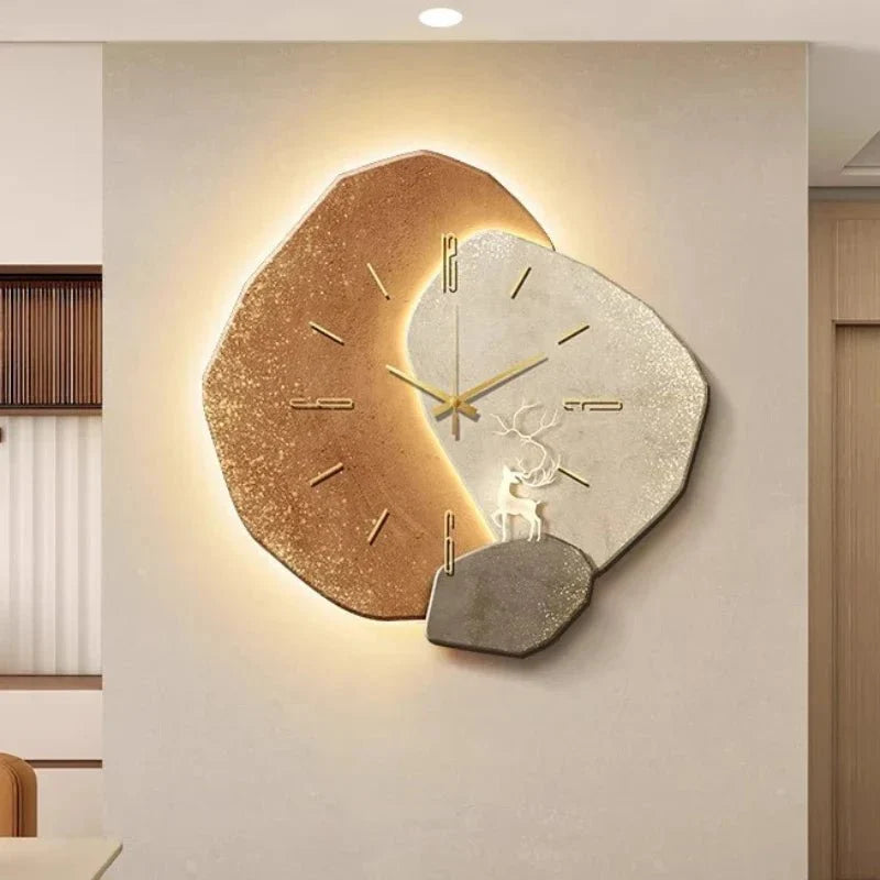 Wall Clock | Scandinavian Minimalist & Silent Movement | 40 x 40 cm