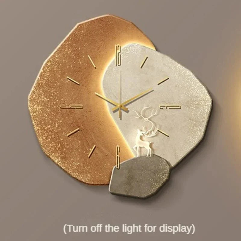 Wall Clock | Scandinavian Minimalist & Silent Movement | 40 x 40 cm