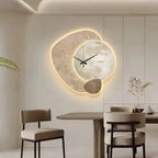 Wall Clock | Scandinavian Minimalist & Silent Movement | 40 x 40 cm