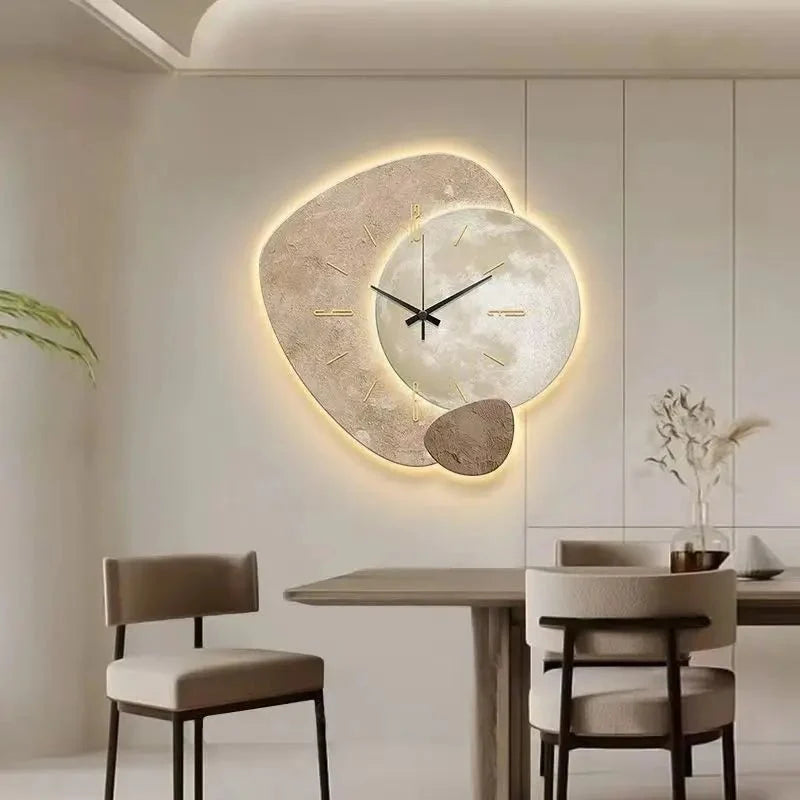 Wall Clock | Scandinavian Minimalist & Silent Movement | 40 x 40 cm