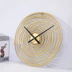 Wall Clock | Silent Metal Design | 49 cm Diameter