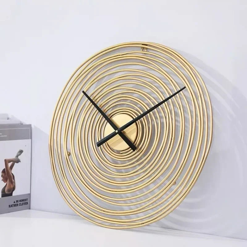 Wall Clock | Silent Metal Design | 49 cm Diameter