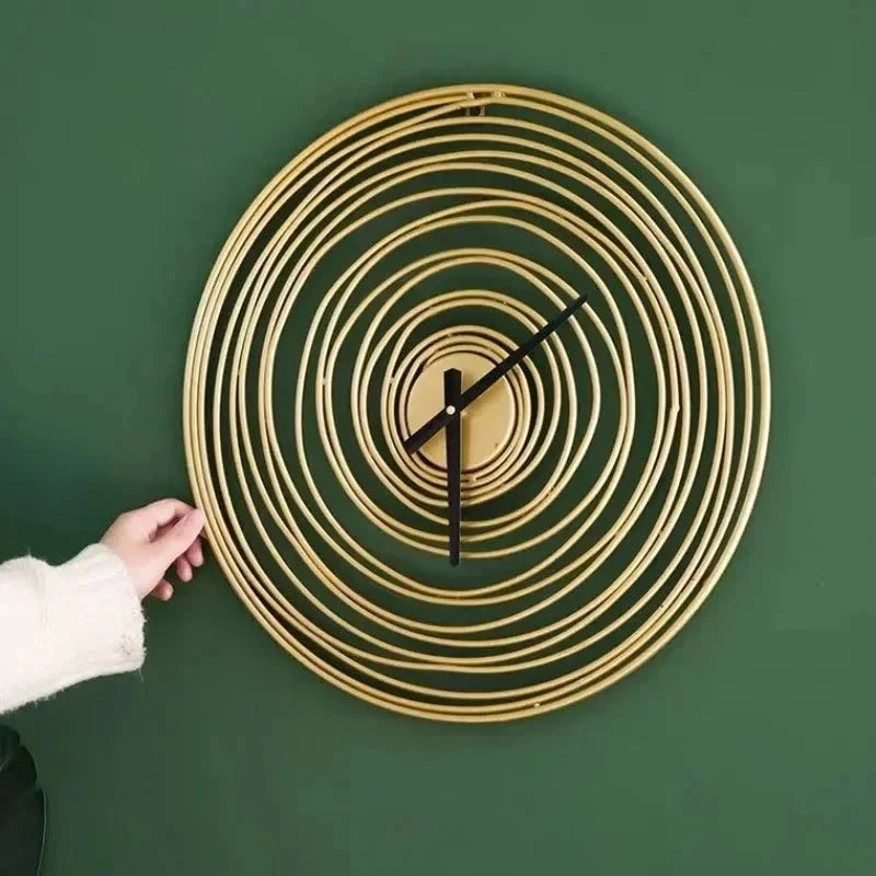 Wall Clock | Silent Metal Design | 49 cm Diameter