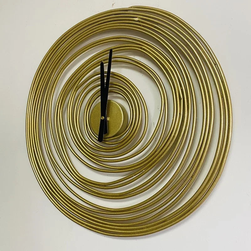 Wall Clock | Silent Metal Design | 49 cm Diameter