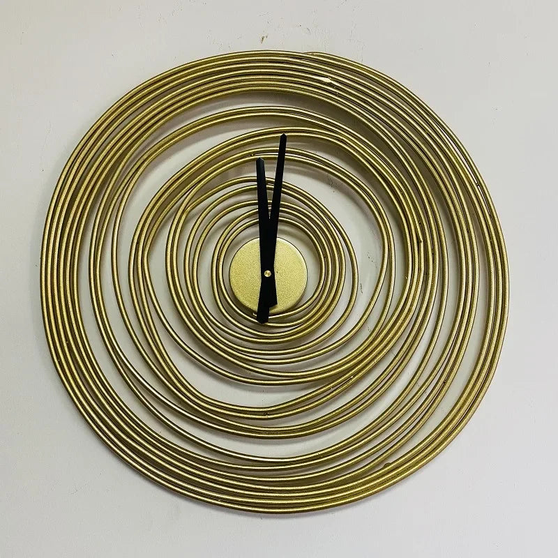 Wall Clock | Silent Metal Design | 49 cm Diameter