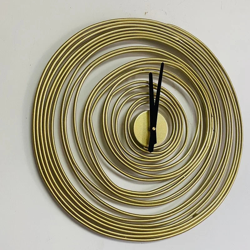 Wall Clock | Silent Metal Design | 49 cm Diameter