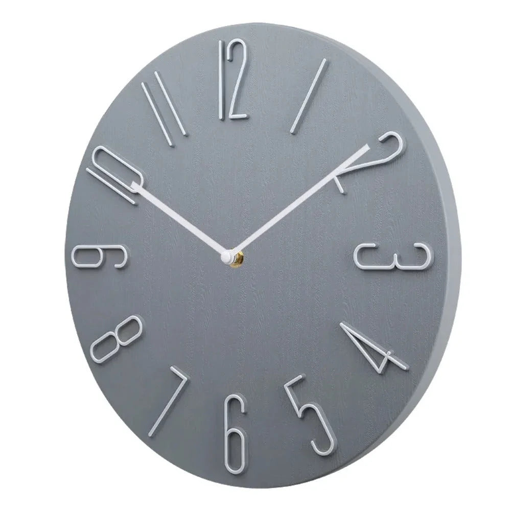Wall Clock | Silent & Minimalist | 20 cm Diameter