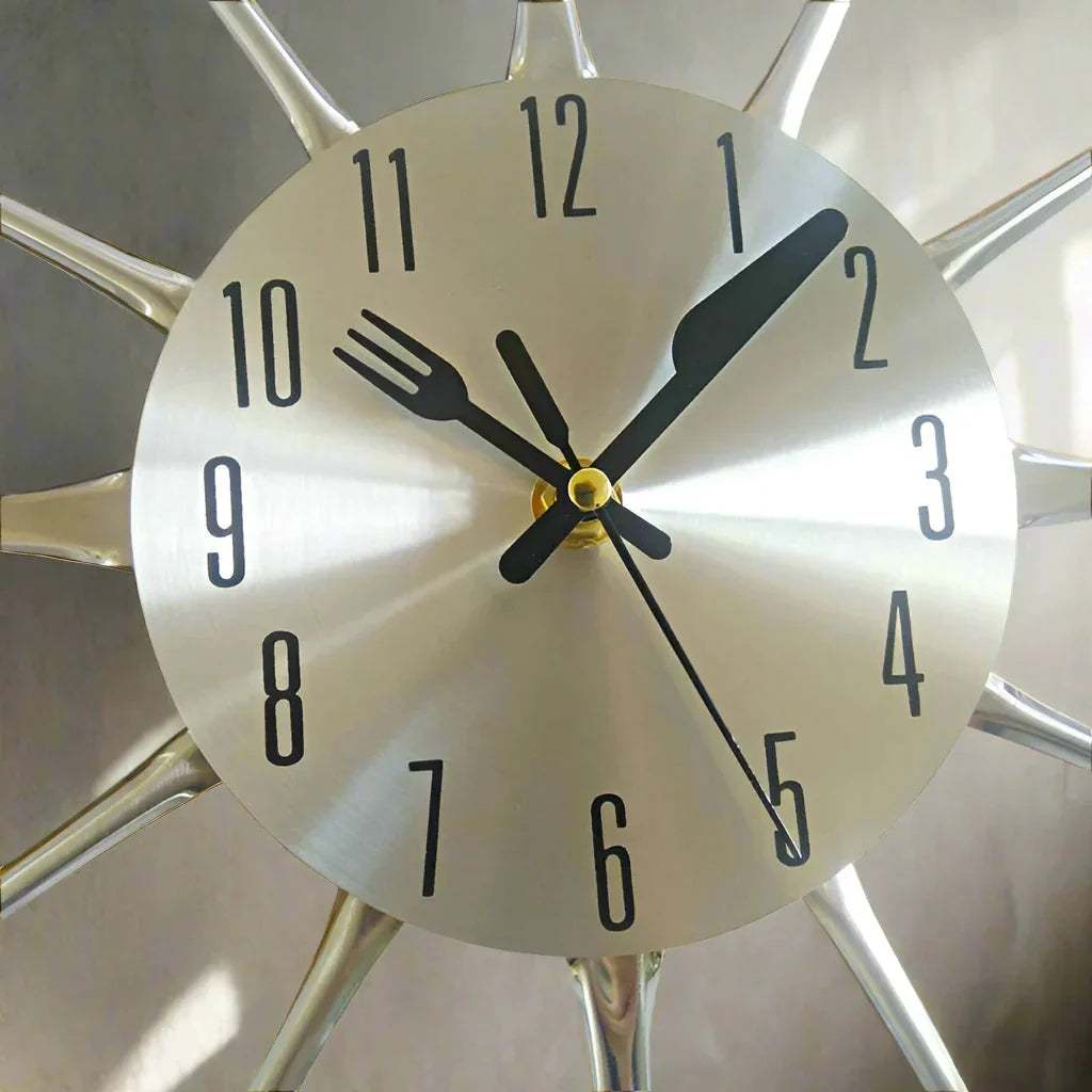Wall Clock | Silent Quartz Movement & Bold Round Design