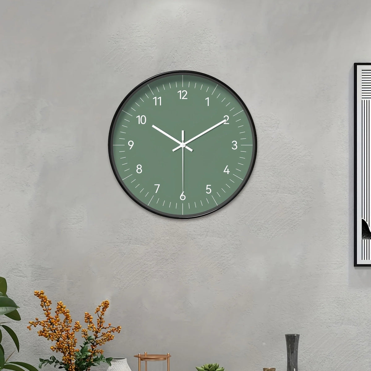 Wall Clock | Silent Quartz Movement & Modern Fantasy Design | 20 cm Diameter
