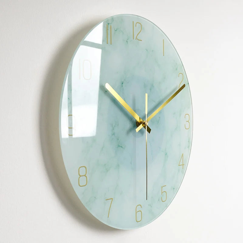 Wall Clock | Silent Quartz & Organic Glass Dial