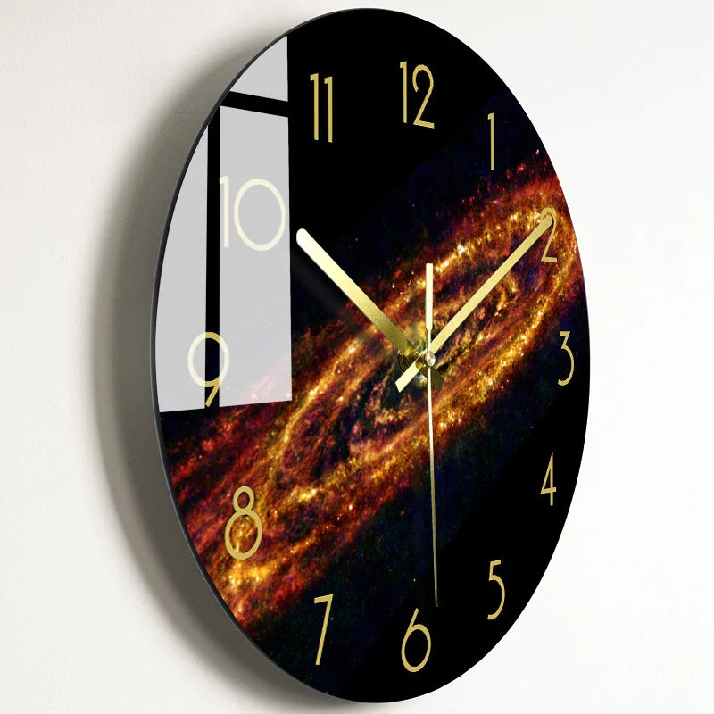 Wall Clock | Silent Quartz & Organic Glass Dial