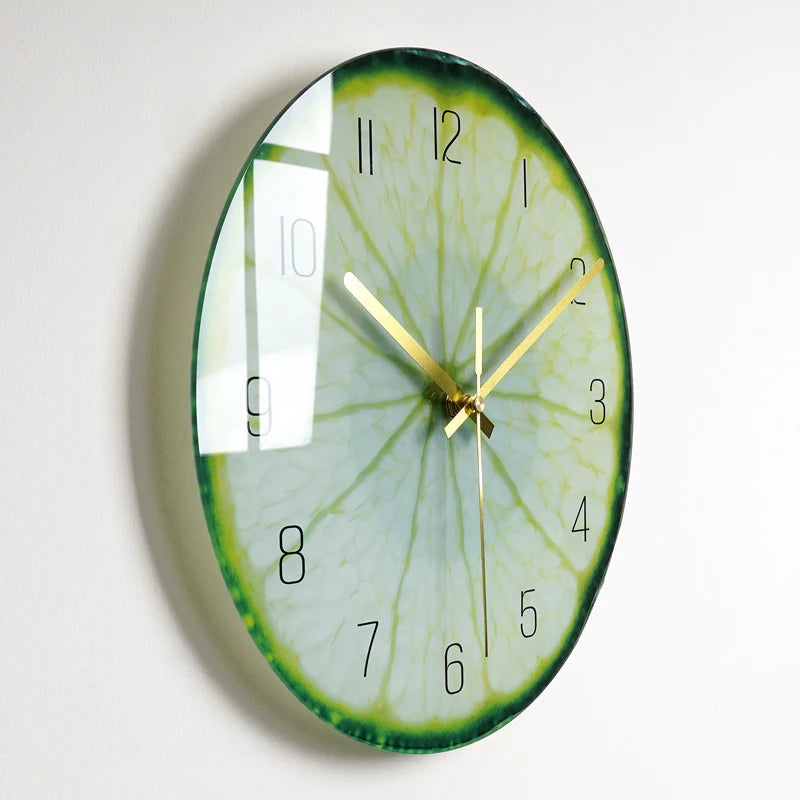 Wall Clock | Silent Quartz & Organic Glass Dial