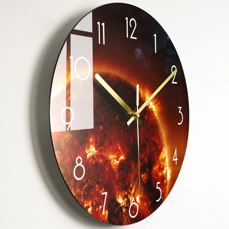 Wall Clock | Silent Quartz & Organic Glass Dial