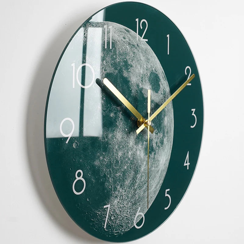 Wall Clock | Silent Quartz & Organic Glass Dial