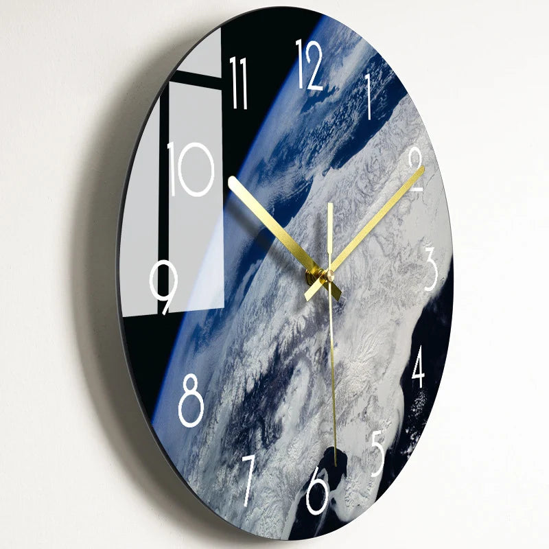 Wall Clock | Silent Quartz & Organic Glass Dial