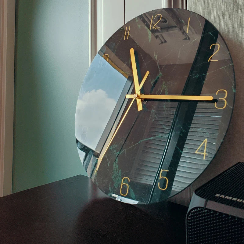 Wall Clock | Silent Quartz & Organic Glass Dial