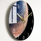 Wall Clock | Silent Quartz & Organic Glass Dial