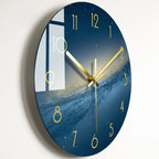 Wall Clock | Silent Quartz & Organic Glass Dial