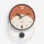 Wall Clock | Silent Sweep Walnut & Acrylic | 28 x 40 cm