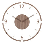 Wall Clock | Solid Wood & Silent Movement | 35.5 cm