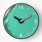 Wall Clock | Sound-Activated LED & Silent Quartz | 30 cm Diameter