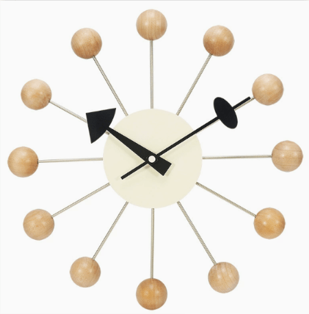 Wall Clock | Sunburst Design & Silent Quartz | 32 cm