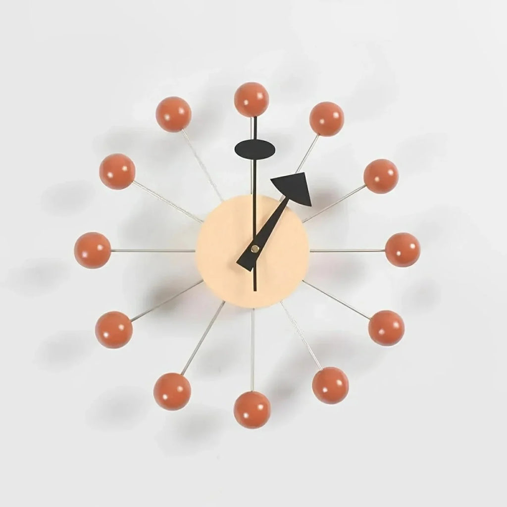 Wall Clock | Sunburst Design & Silent Quartz | 32 cm