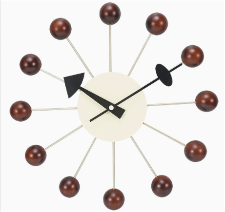 Wall Clock | Sunburst Design & Silent Quartz | 32 cm