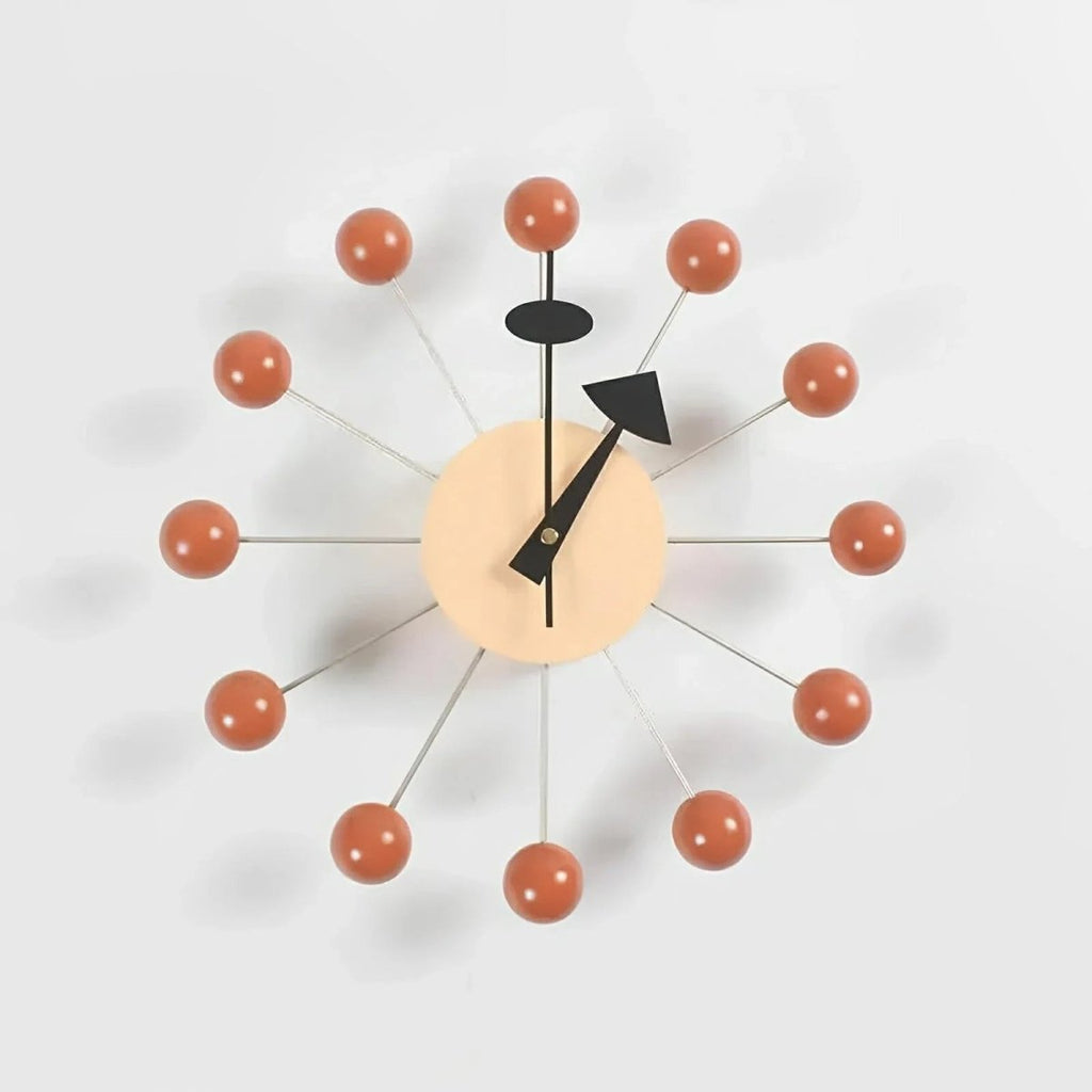 Wall Clock | Sunburst Design & Silent Quartz | 32 cm