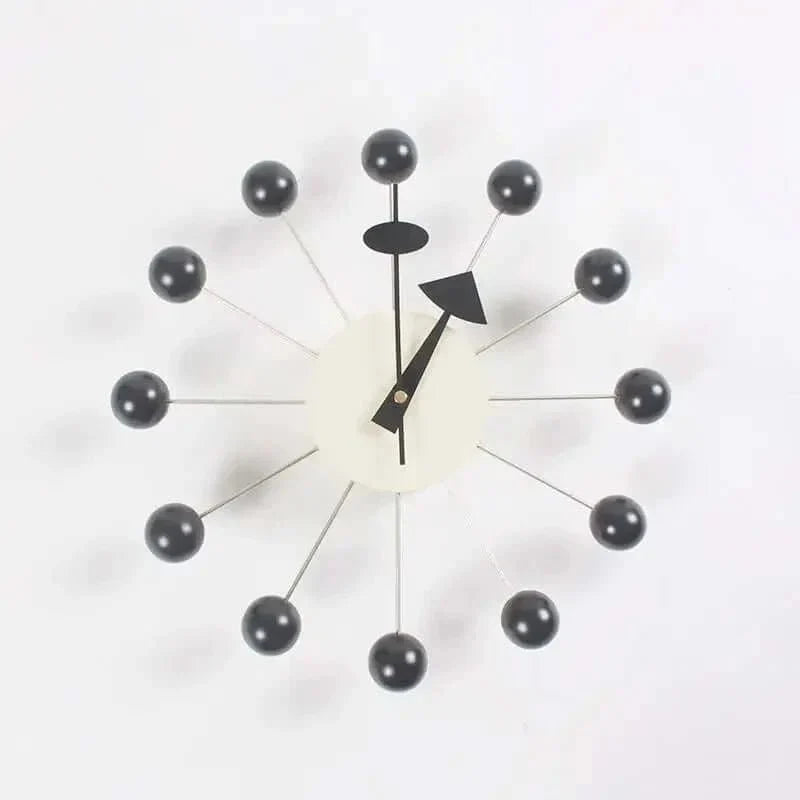 Wall Clock | Sunburst Design & Silent Quartz | 32 cm