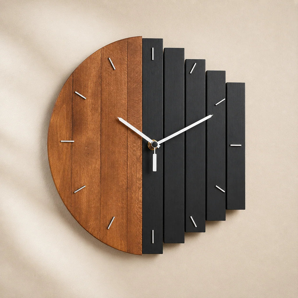 Wall Clock | Sustainable Wood & Minimalist Design | Analog Display