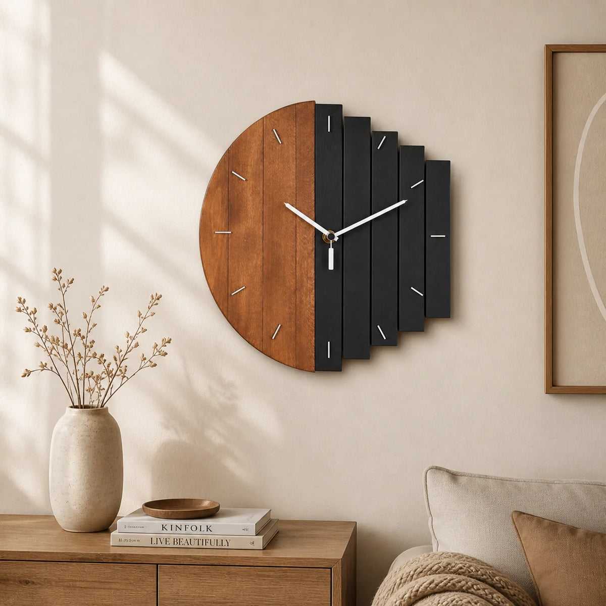 Wall Clock | Sustainable Wood & Minimalist Design | Analog Display