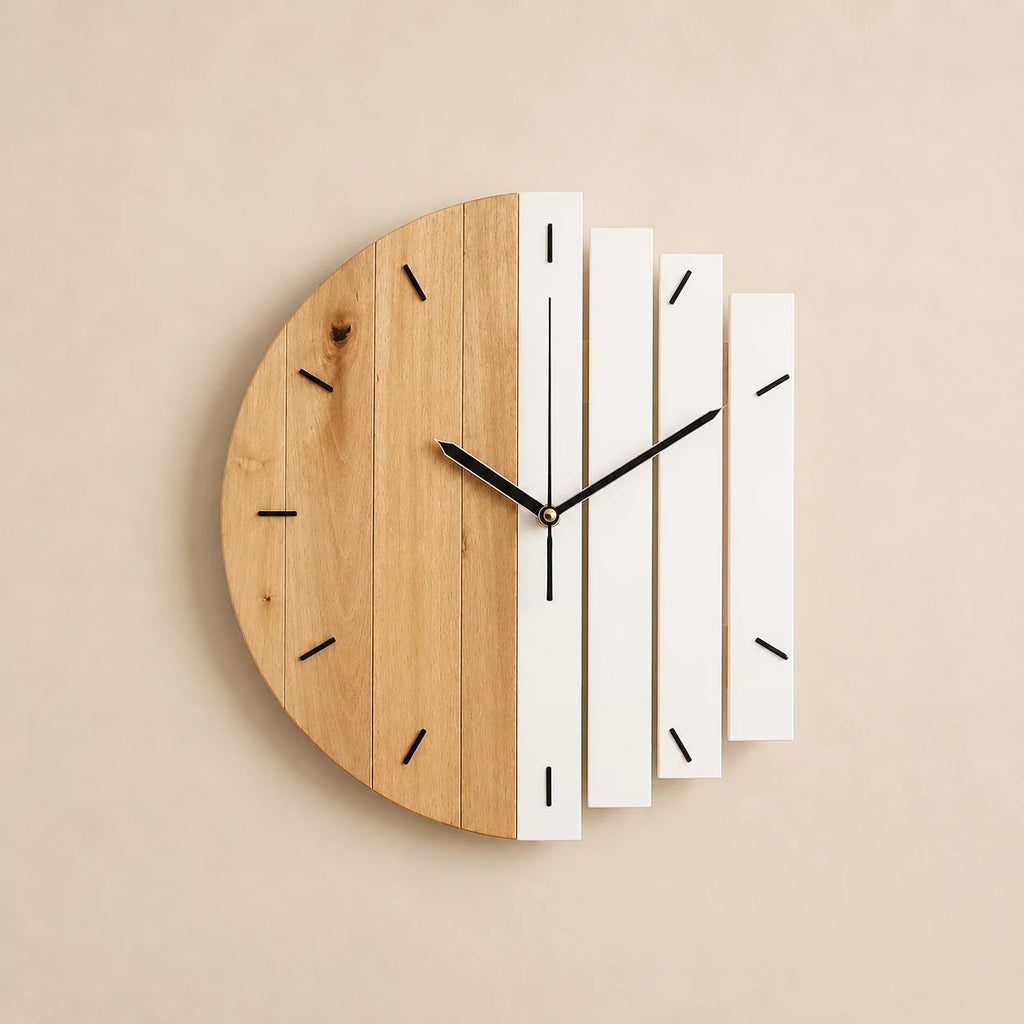 Wall Clock | Sustainable Wood & Minimalist Design | Analog Display